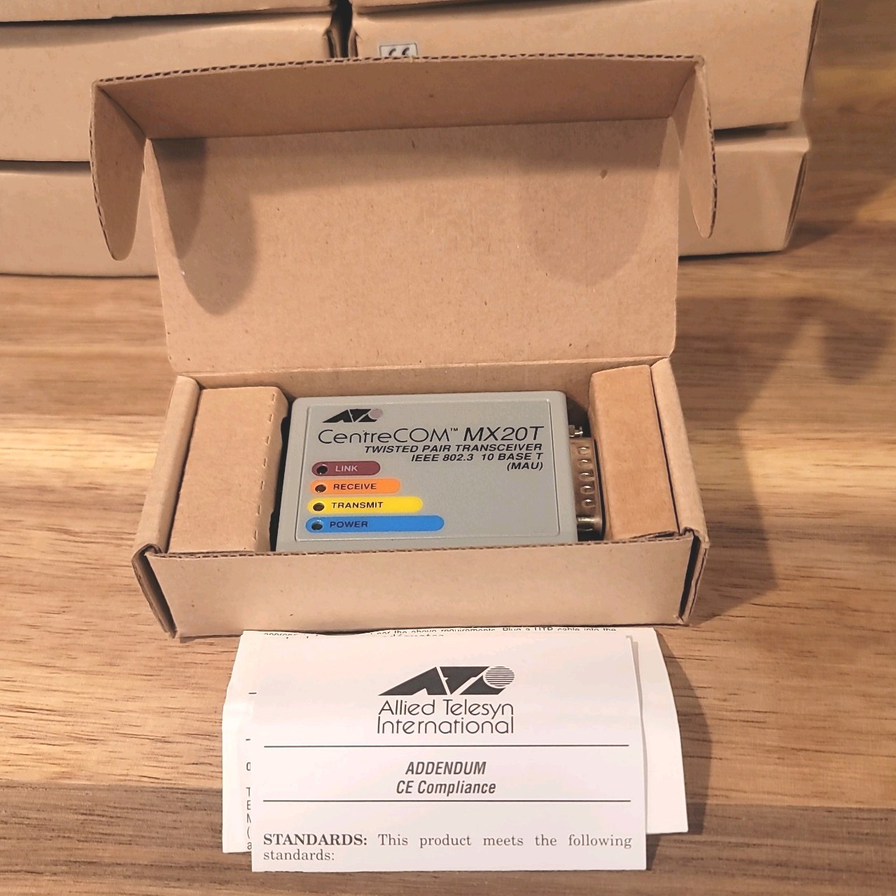 Allied Telesis AT-MX20T CentreCOM Twisted Pair Transceiver