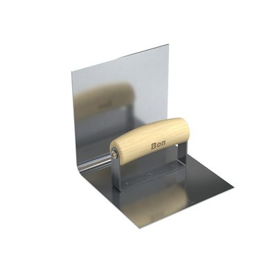 Bon 12-472 Stainless Steel Base Tool 6 x 6 – 1/2 Radius 6 Lip Wood Wave Handle