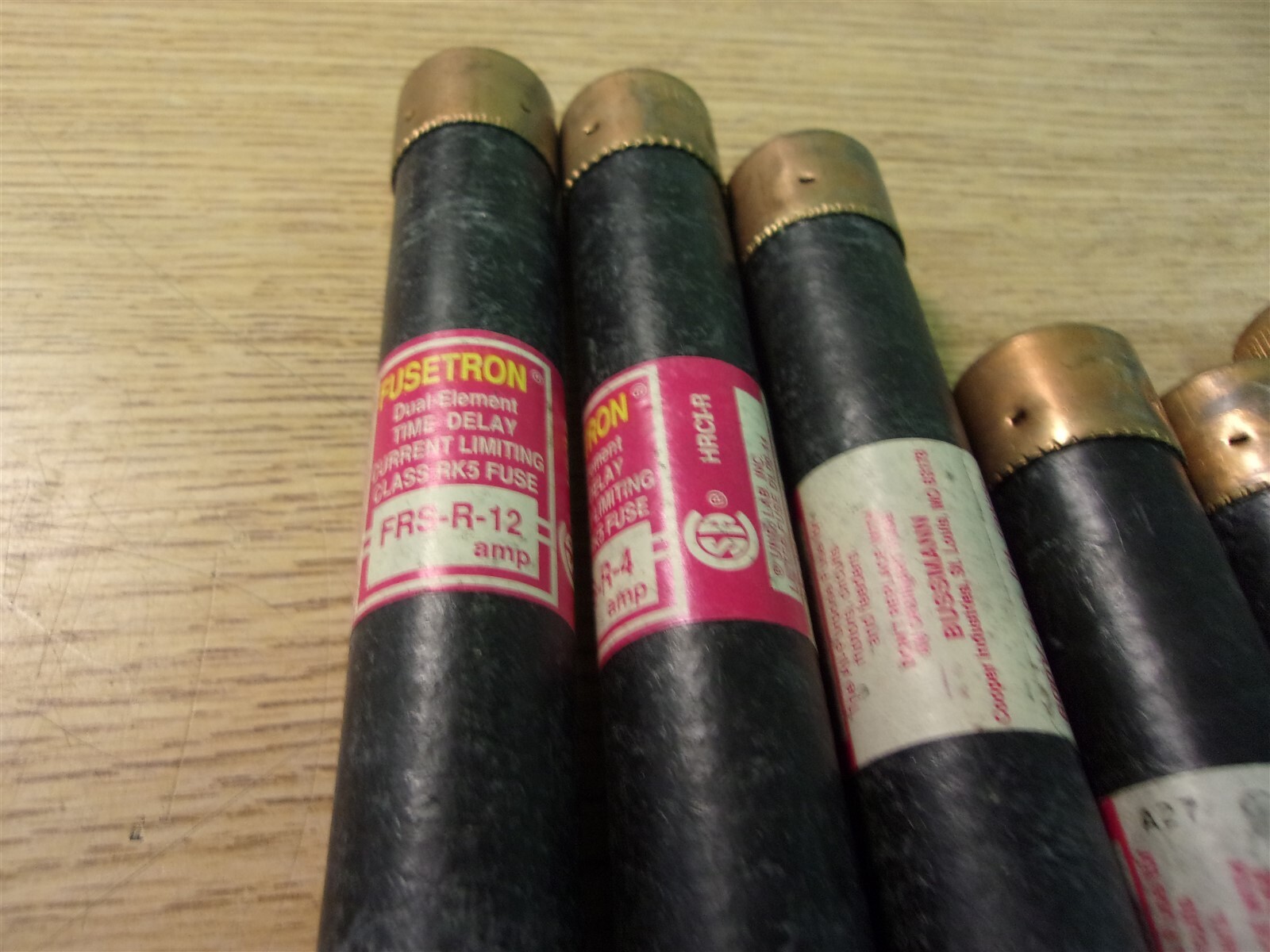 Fusetron FRS-R-12 600VAC Fuses, Lot of 10 *FREE SHIPPING*