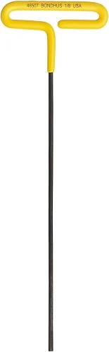 Bondhus 46507 – 1/8″ Cushion Grip Loop Hex T-Handle 9″ – 1EA