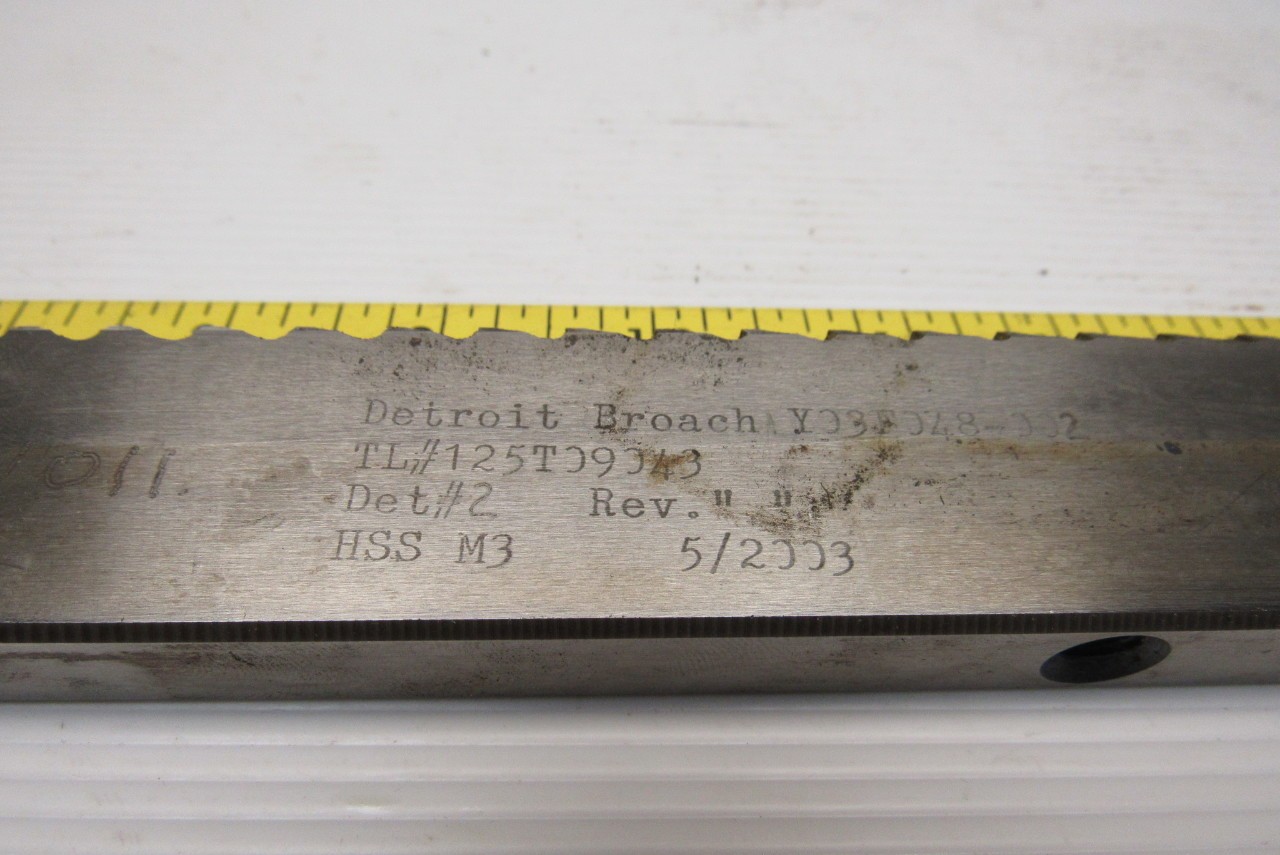 Detroit 9/16″ x 18″ HHS Broach Keyway Cutter
