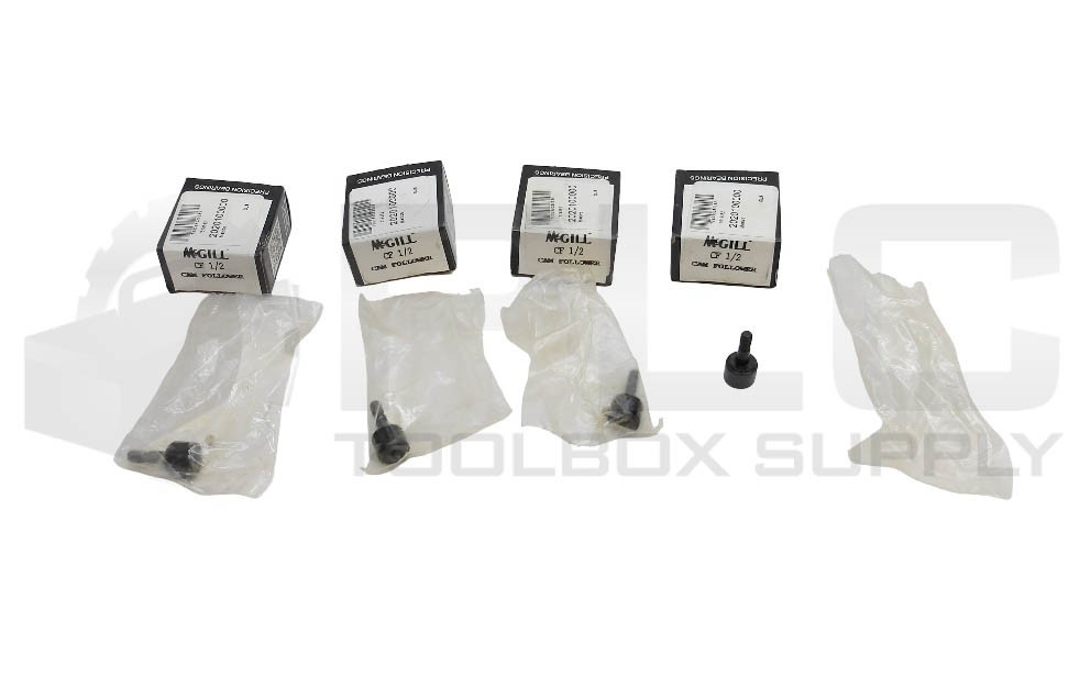 LOT OF 4 NEW MCGILL CF 1/2 CAM FOLLOWER 1/2″