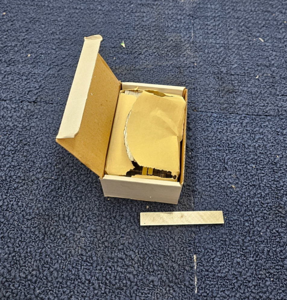 (QTY 50) 0140-0030 Rectangular Strip 48952-00 0.500 x 0.187 x 3.465″