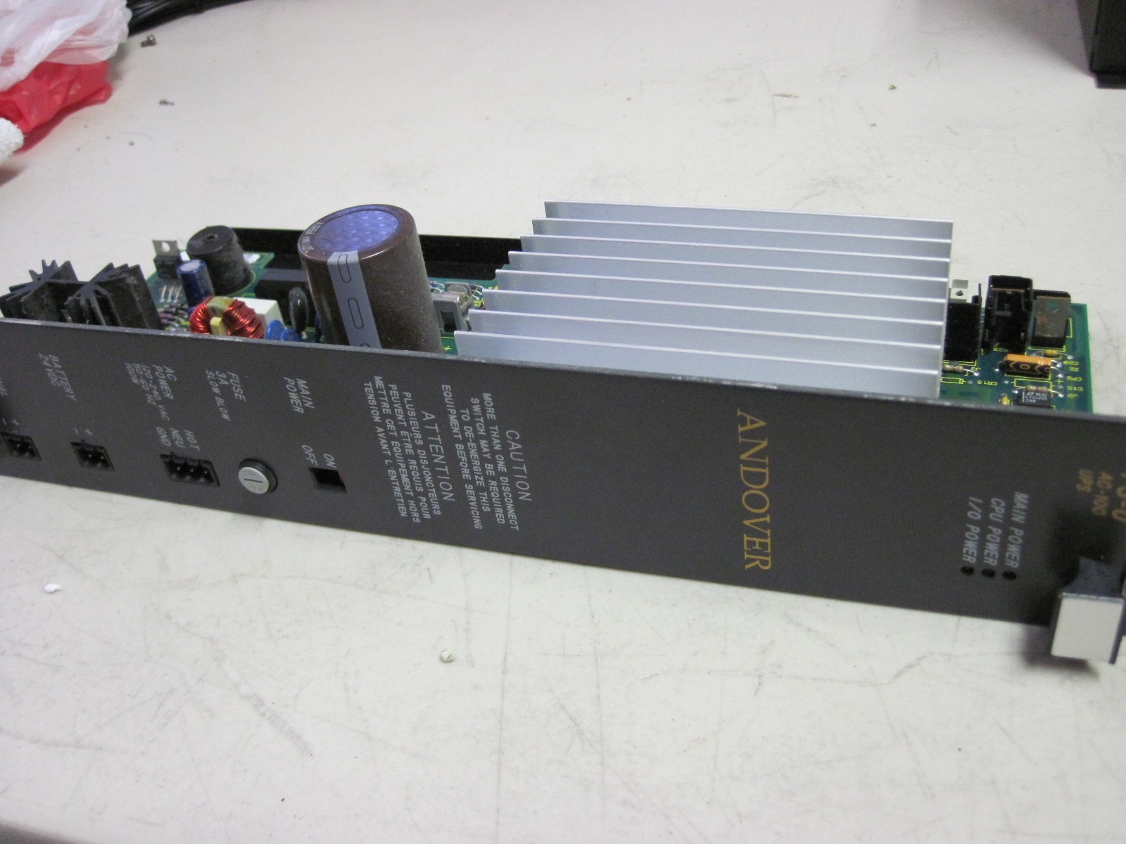 100% WARRANTY Andover Controls 05-1000-857 PS-U1-100-AC-UPS Module CP8 PS-U