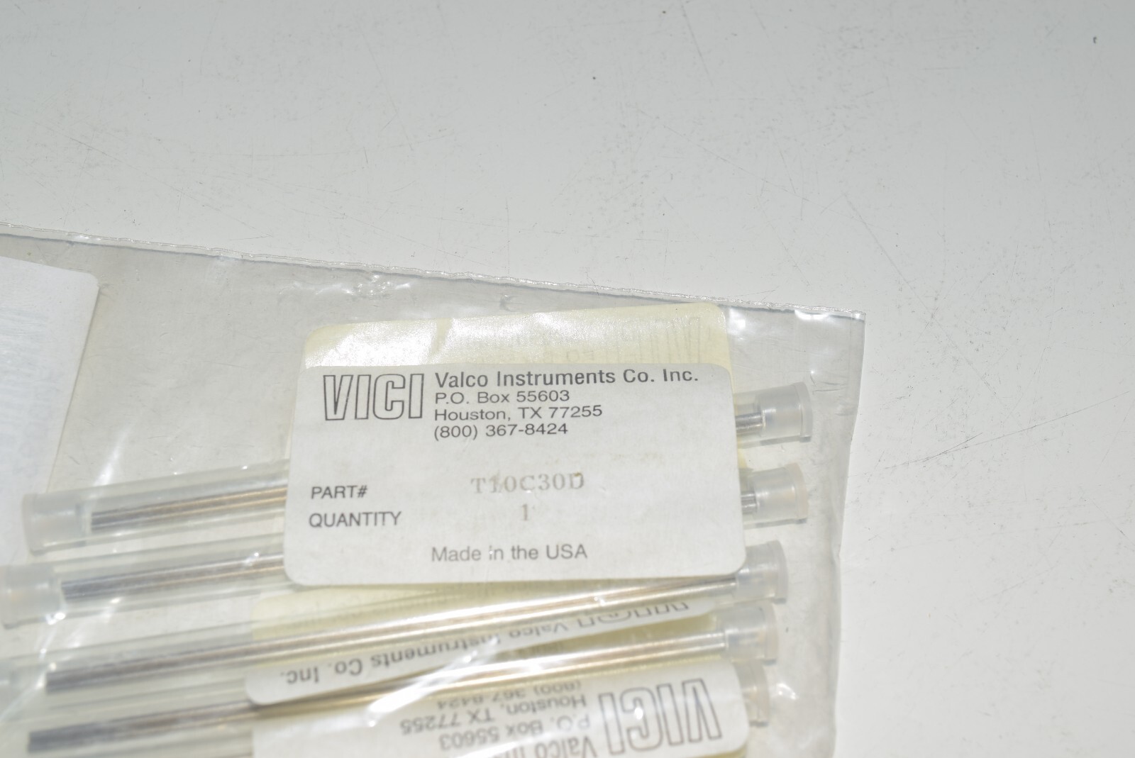 VICI Valco Tube-kit 1/16″, .030″/.75mm 10 cm long, 316SS #900093-AL4