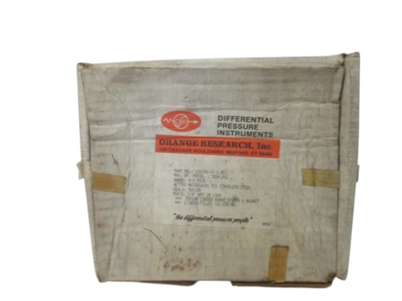 ORANGE RESEARCH 1201PG-1C-3.5FX DIFFERENTIAL PRESSURE GAUGE NSMP