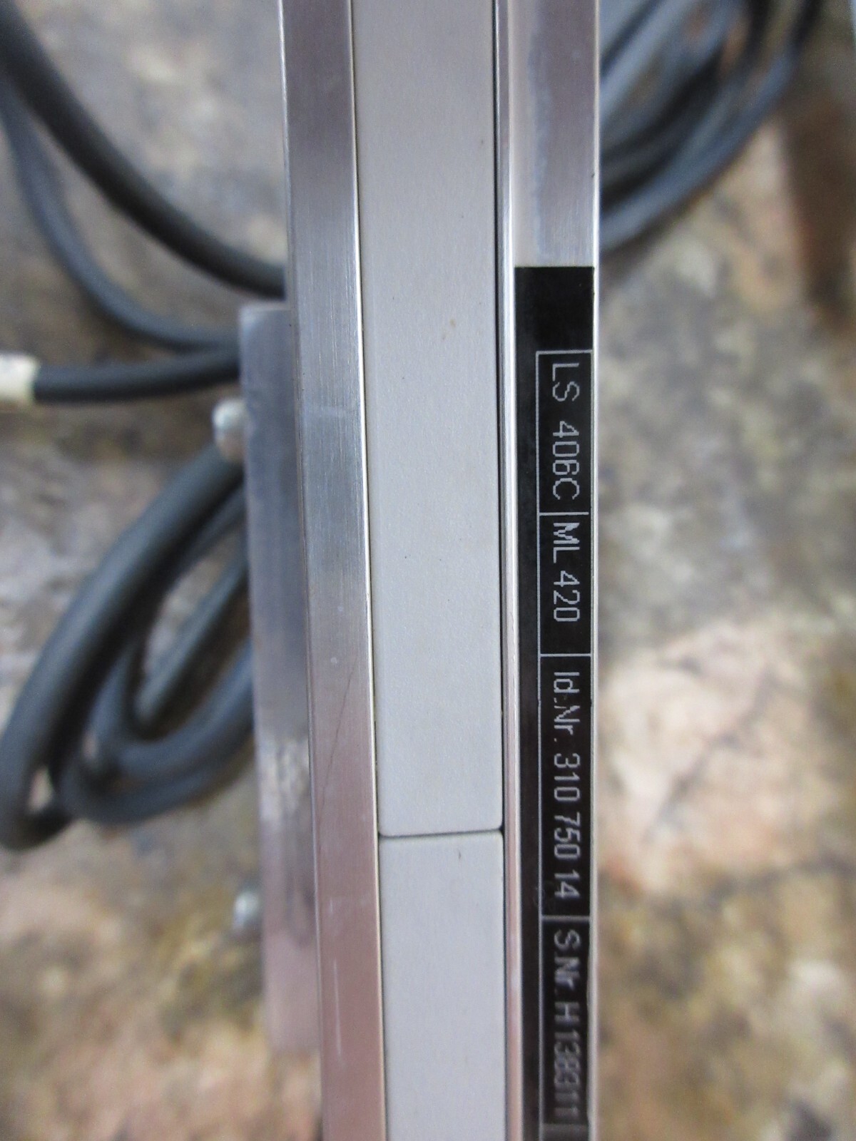 HEIDENHAIN LINEAR SCALE ENCODER LS406C ML 420 MM ID NR 310 750 14 EACH 1