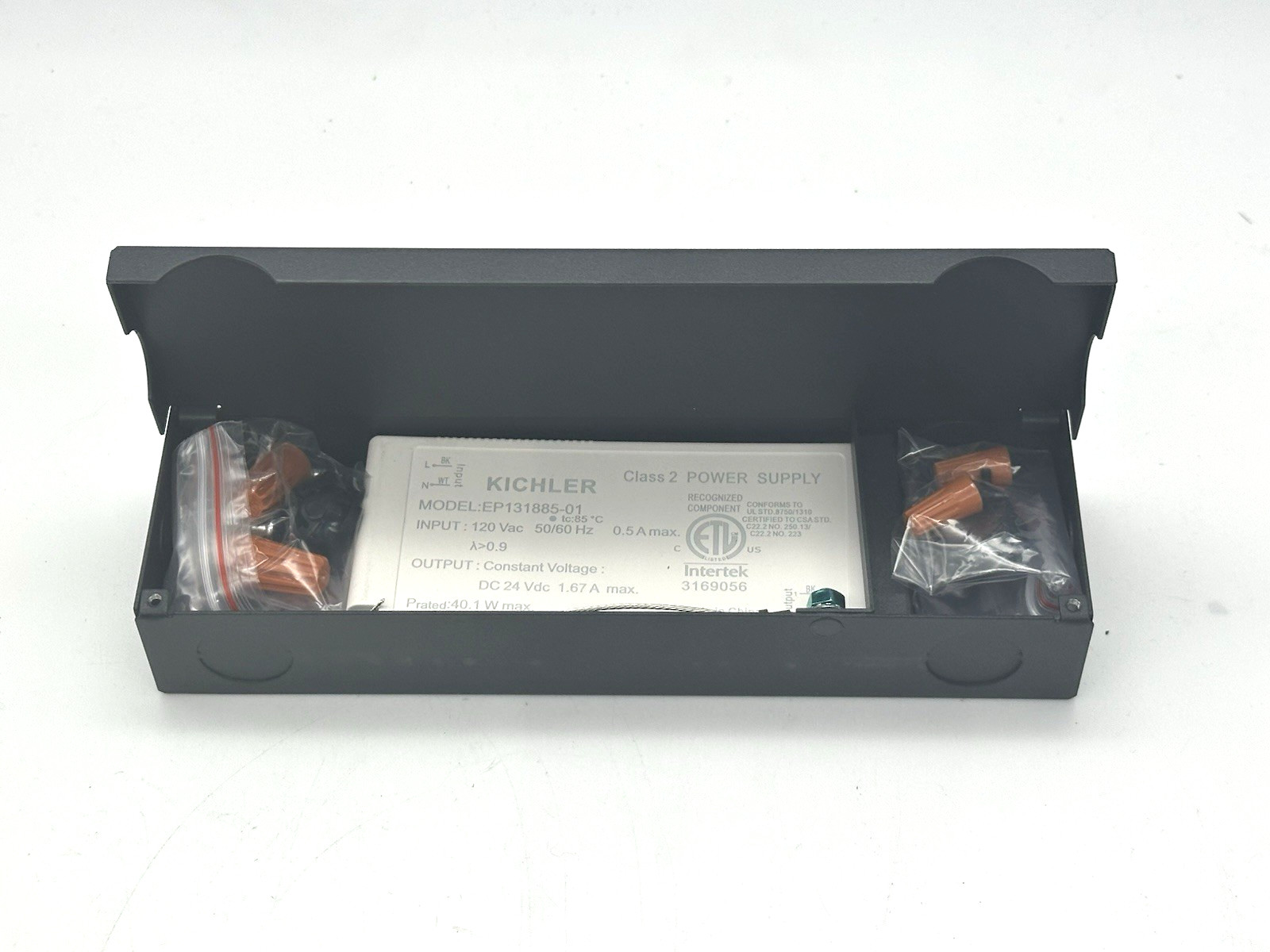 Kichler 6TD24V40BKT 24V Dimmable 40W Power Supply Textured Black,driver