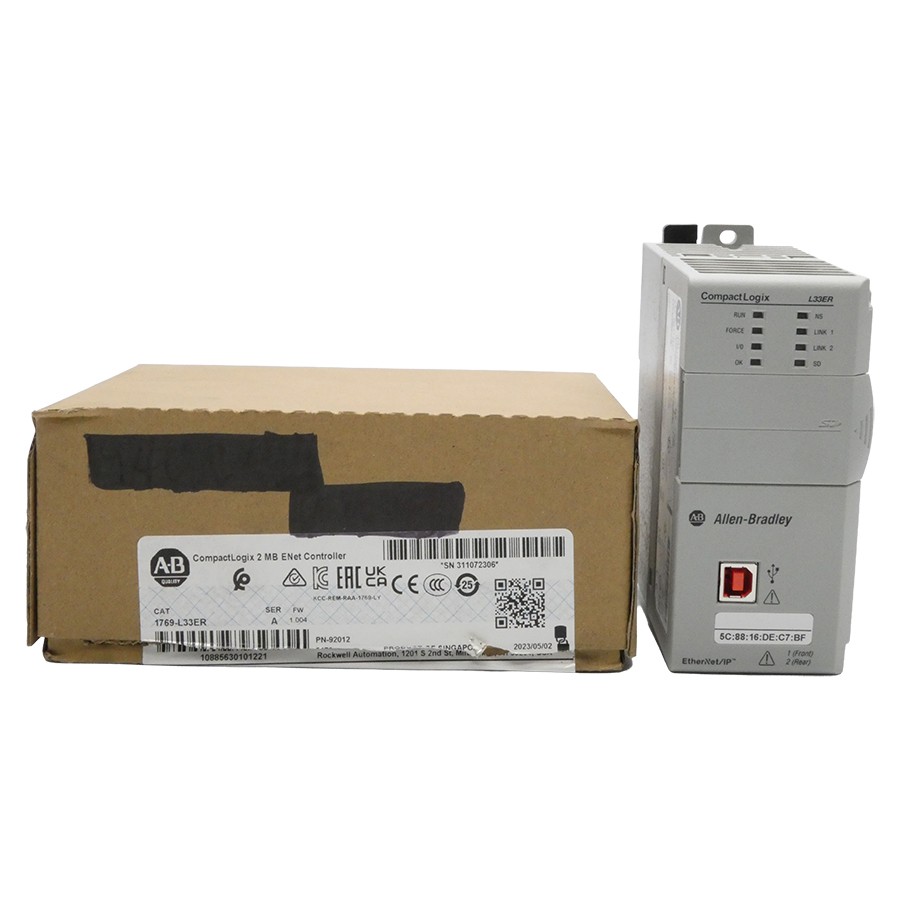 INDUSTRIAL SPARE PART 1769-L33ER SER. A F/W 1.004 24.0VDC NSMP