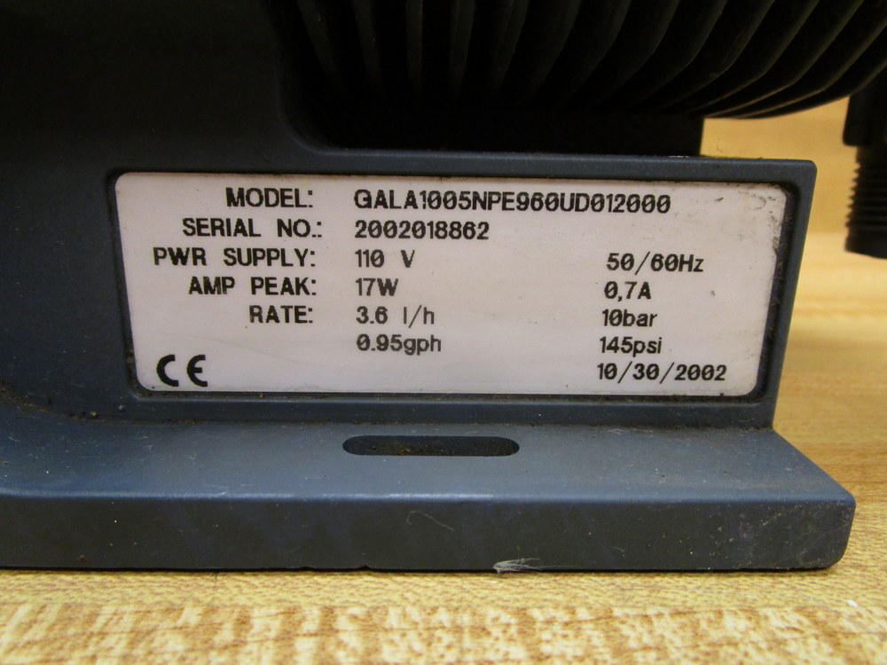 ProMinent Fluid Controls GALA1005NPE960UD012000 Metering Pump
