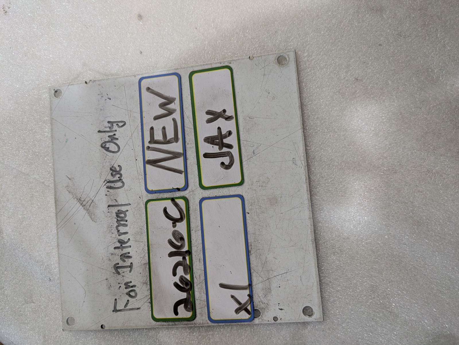 Durham ARP00005CH15 1in Aluminum Hub Closure Plate Panel Mount Eaton NOS