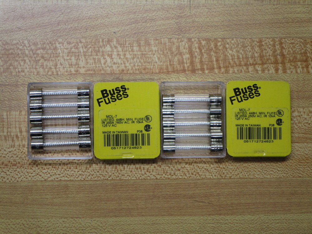 Buss MDL-7 Bussmann Fuse Cross Ref 5C774 Wirewound Element (Pack of 10)