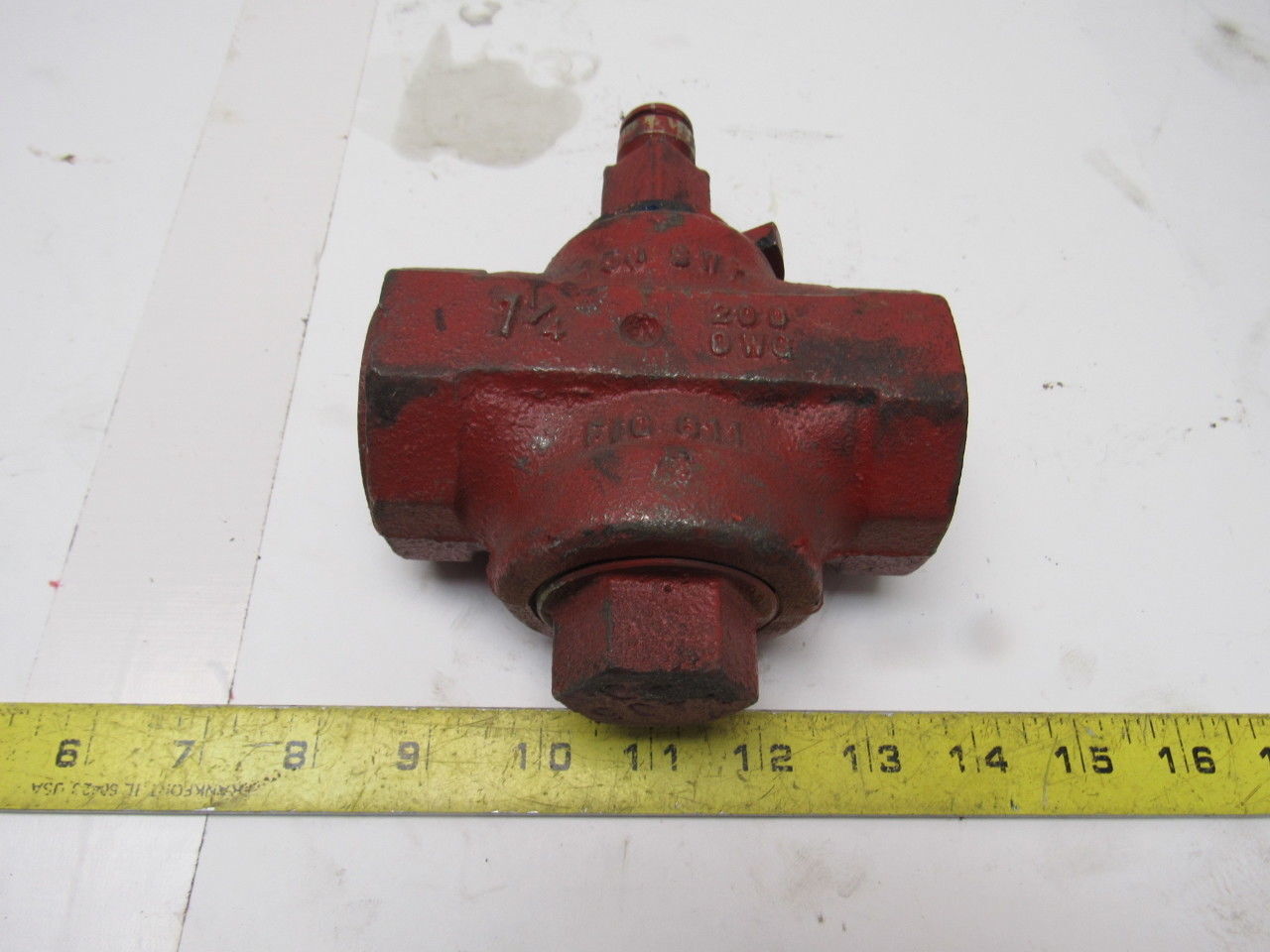 Homestead Fig 611 1-1/2″ NFPT Lubricated Valve 150 SWP 200 OWG