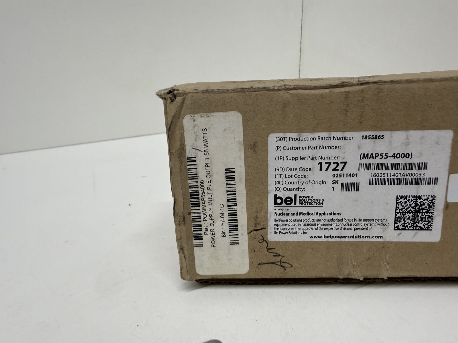Bel Power MAP55-4000G DC Power Supply New