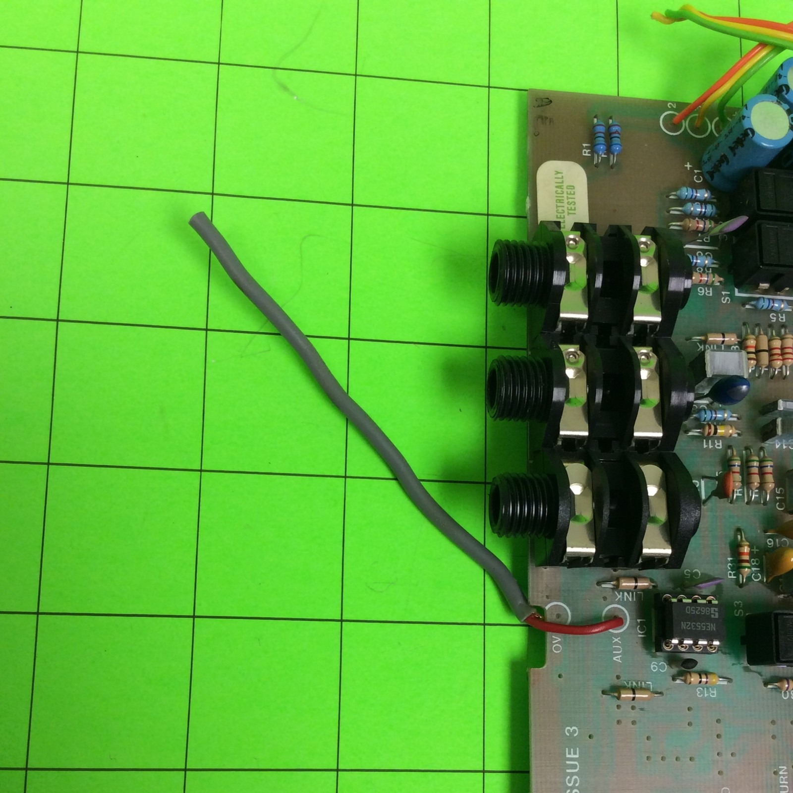 Hill MM1X Audio Mixer Input Board 2 Board (3 Port W/Aux)