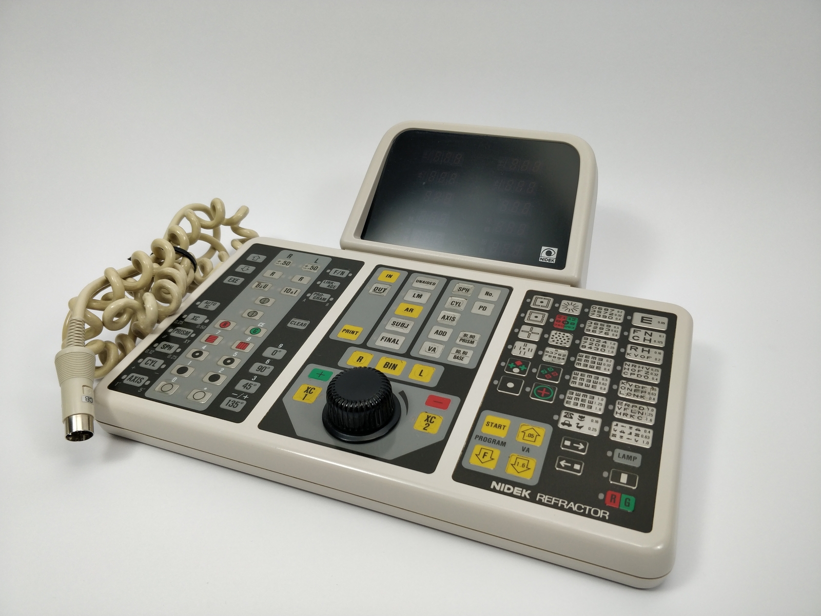 Nidek RT-1200 Refractor Control Panel – Ophthalmic Equipment
