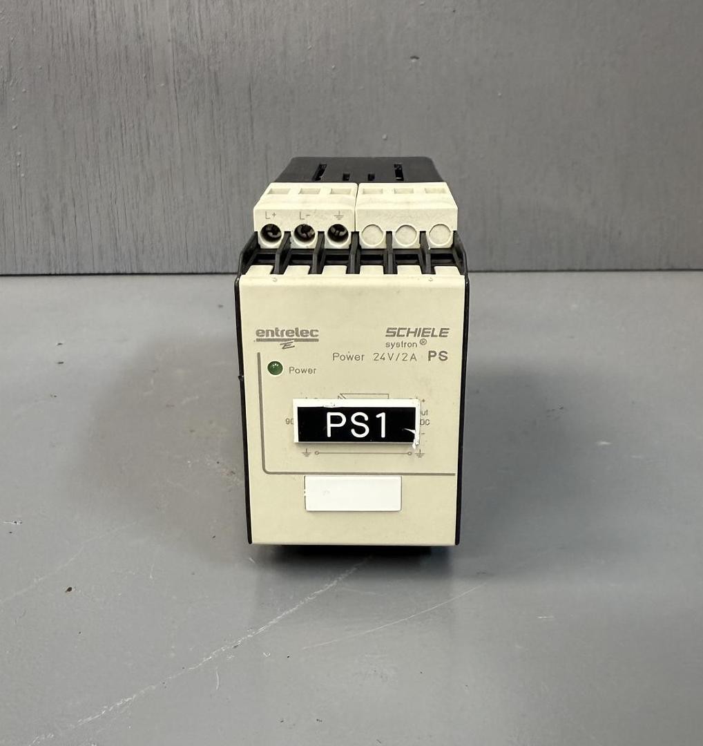 ENTRELEC SCHIELE PS-SYSTRON POWER SUPPLY REF. NO. 2.423.417.00 GHA-GC9