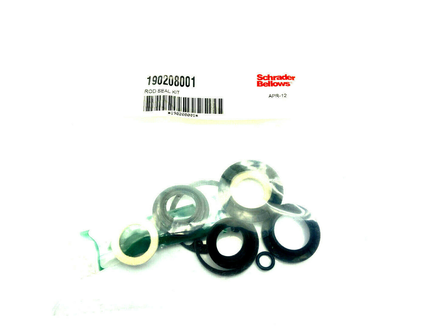 NEW SCHRADER BELLOWS ( PARKER ) 190208001 ROD SEAL KIT