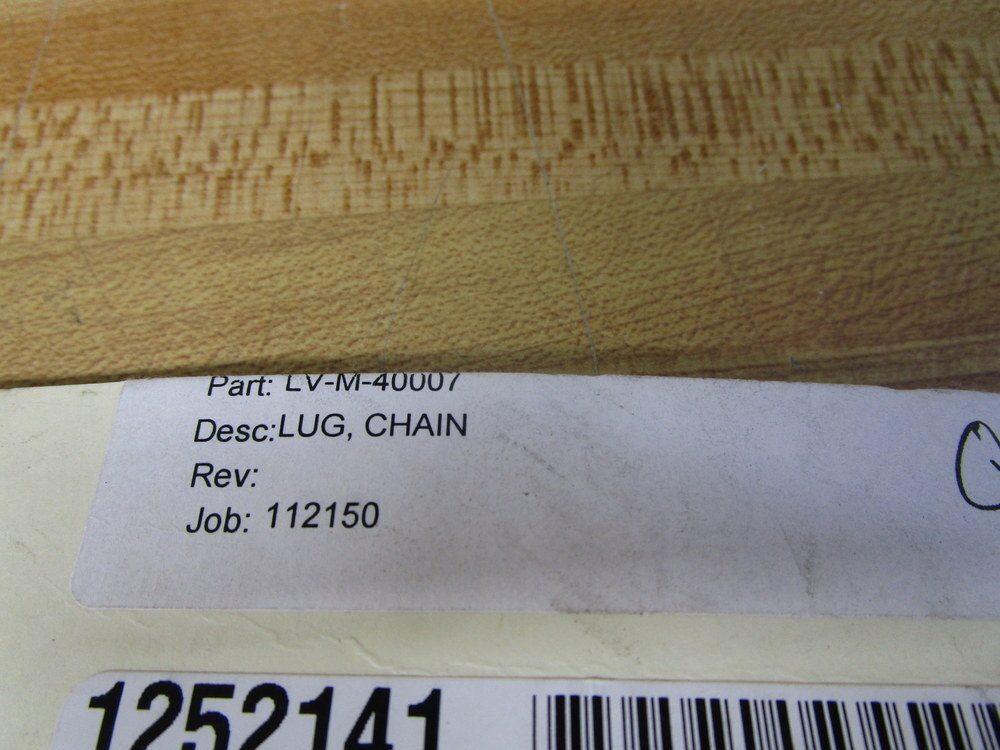 Fox River Machining & Fabrication LV-M-40007D Lug, Chain