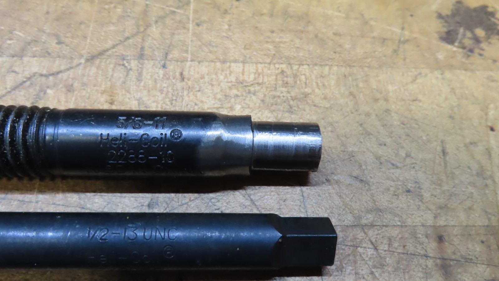 Helicoil SAE thread repair install tools 1/4-20, 3/8-16, 7/16-14, 1/2-13, 5/8-11