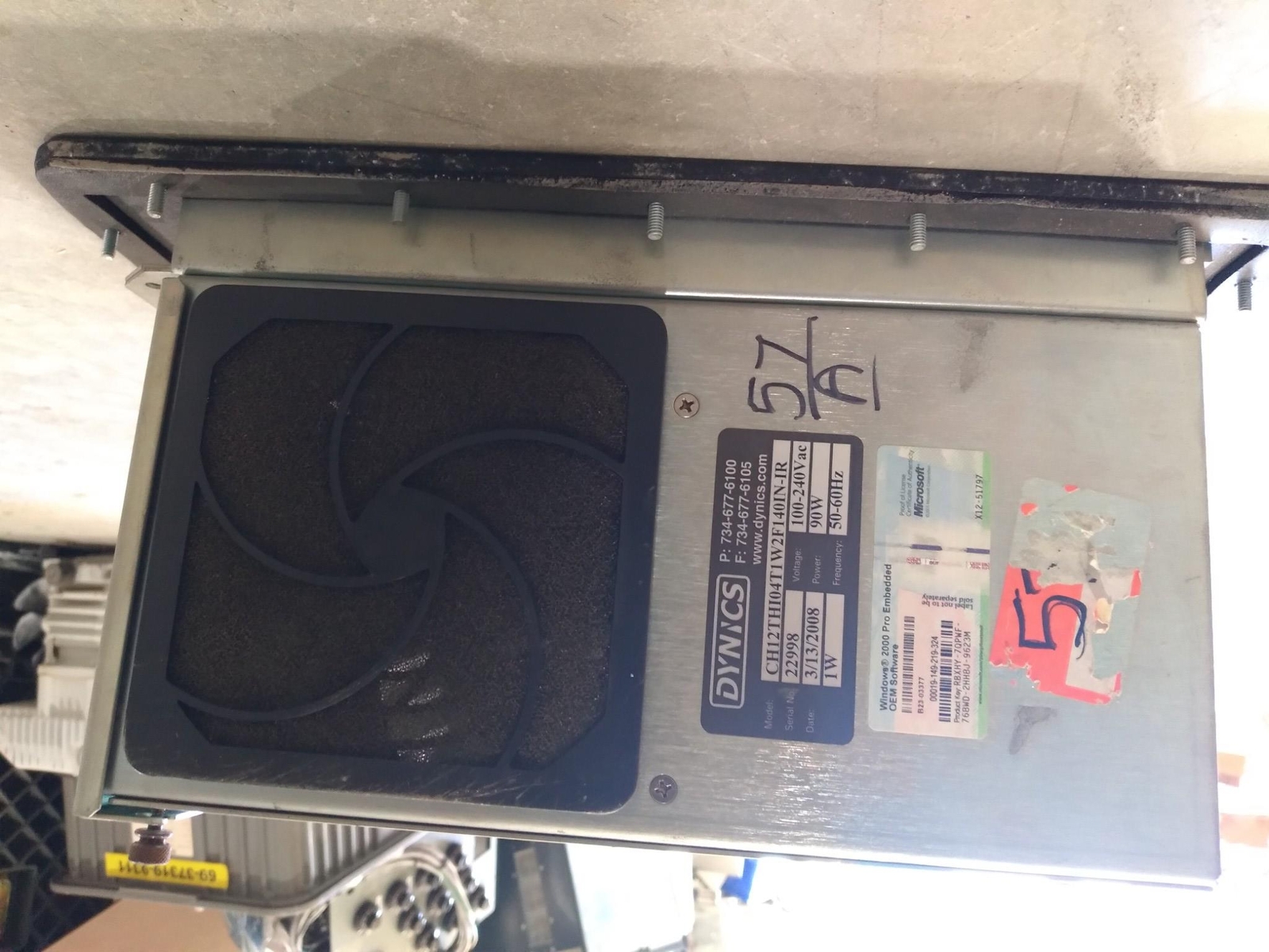DYNICS CH12TH104T1W2F140IN-IR 100-240VAC 90W 50-60HZ