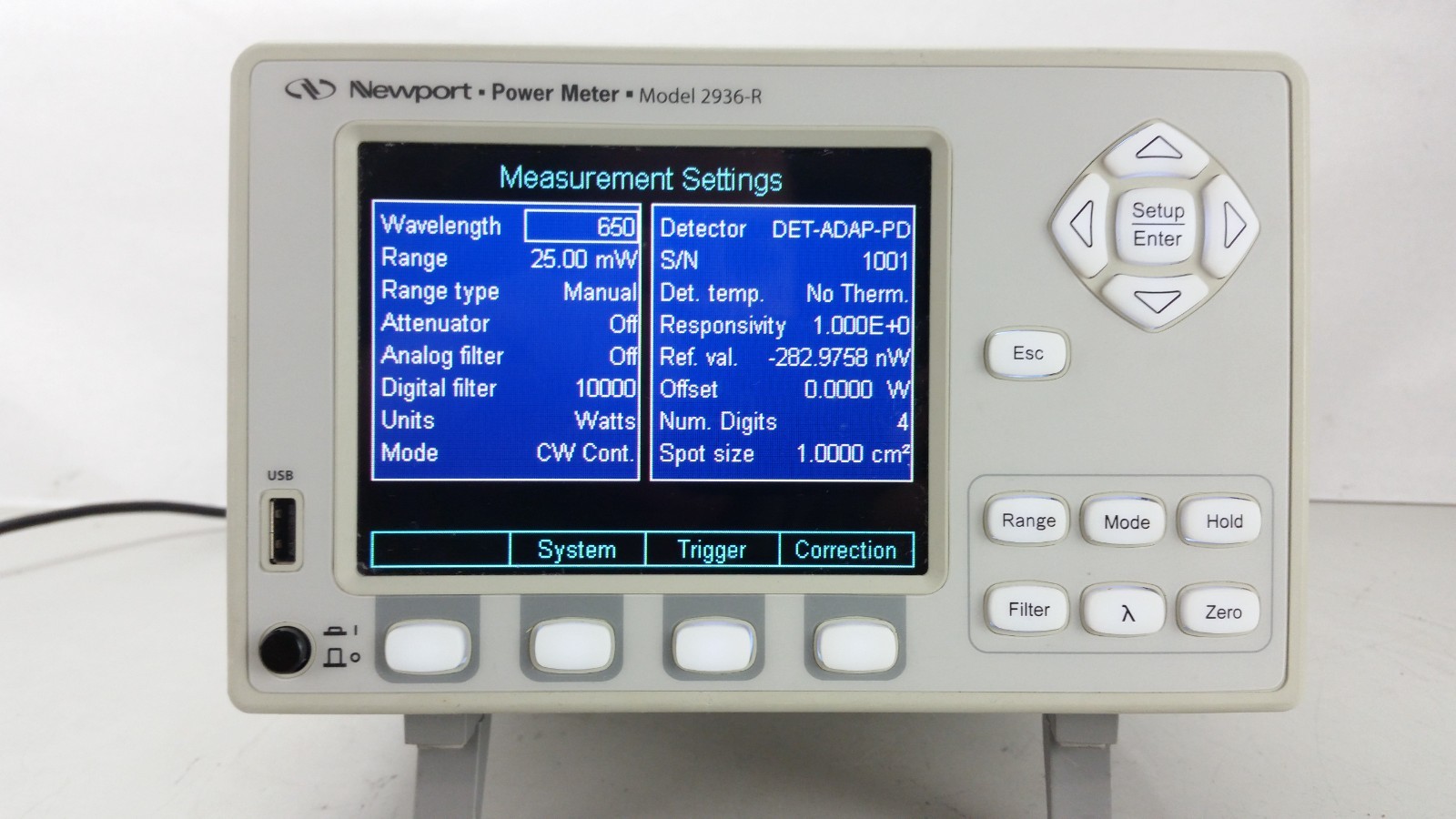 Newport Model 2936-R Dual Channel High Performance Optical Power & Energy Meter