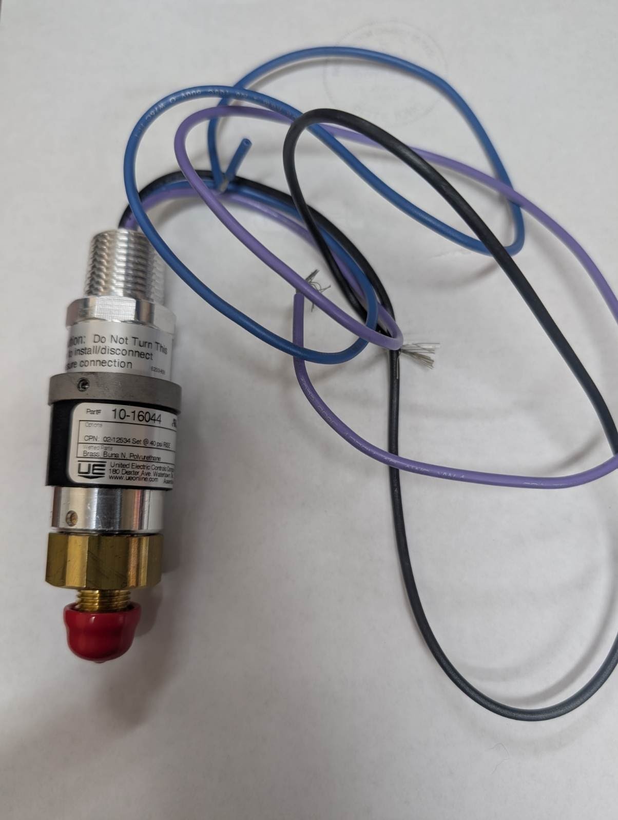 Fike United Electric Controls 10-16044 Discharge Pressure Switch 10-15