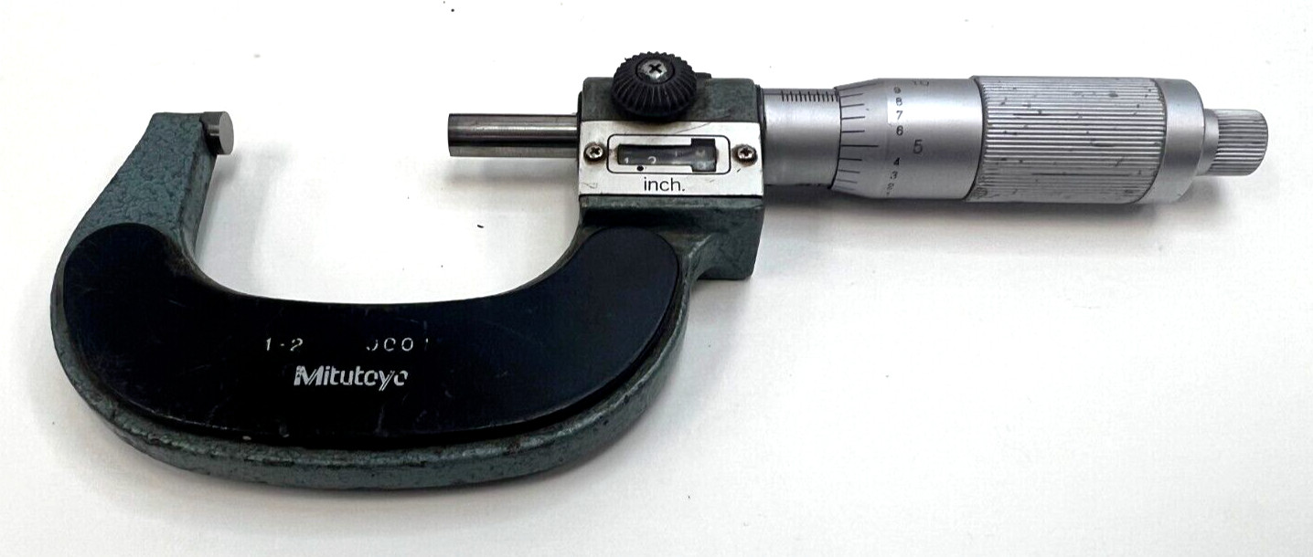 MITUTOYO 193-212 DIGITAL OUTSIDE MICROMETER 1-2″