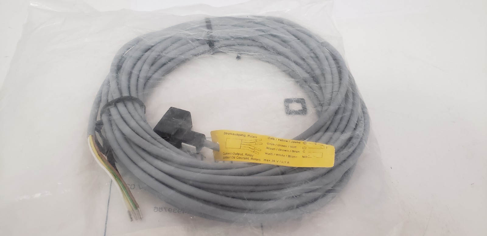 TN 1020100 CABLE, 17 AWG, 300/500 V.L. 100 M,CU,PVC, 60_07-105_00_81-03, NIB