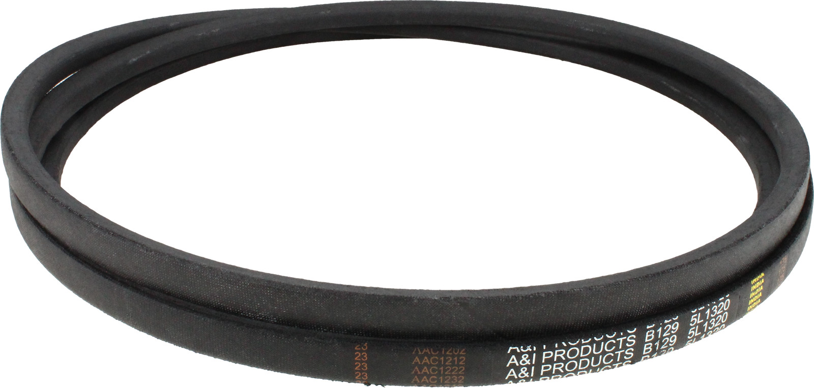 New B-Section V-Belt 5/8″ X 132″ B129 fits Universal Several Black