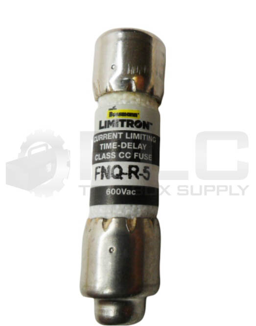 NEW BOX OF 10 BUSSMANN FNQ-R-5 LIMITRON FUSE 5A 600VAC