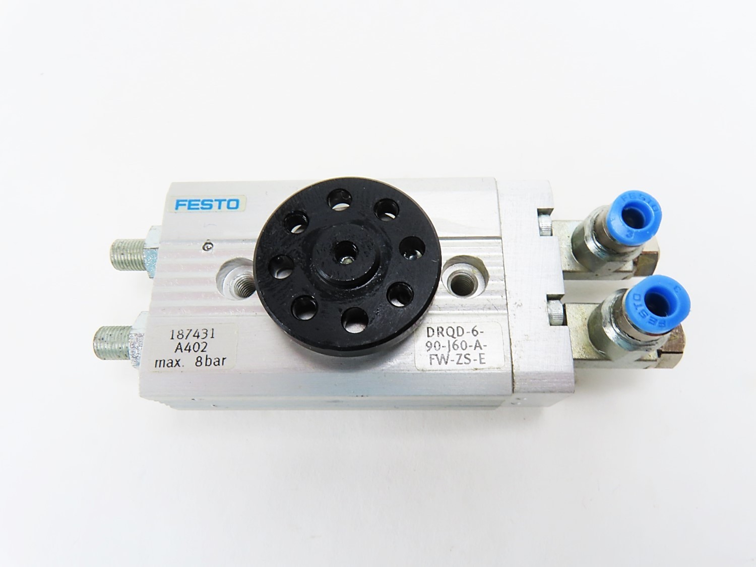 Festo DRQD-6-90-J60-A-FW-ZS-E 90° Semi-Rotary Drive 6mm Twin Piston 187431