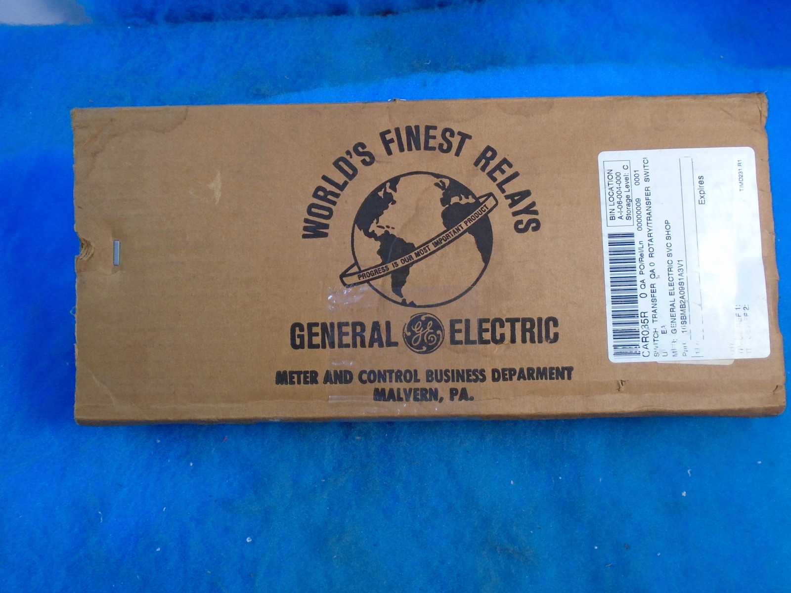 GE 16SBMB2A09S1A3V1 SWITCH TRANSFER QA 0 ROTARY 1YR WARRANTY