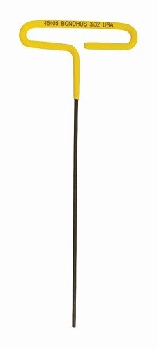 Bondhus 46405 – 3/32″ Cushion Grip Loop Hex T-Handle 6″ – 1EA