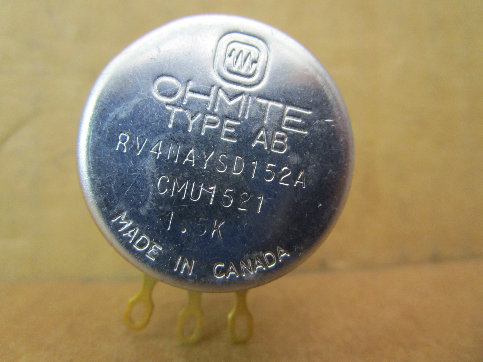 New Open Box Lot of 5 Pieces Ohmite RV4NAYSD152A Potentiometer CMU 1521 51556LR
