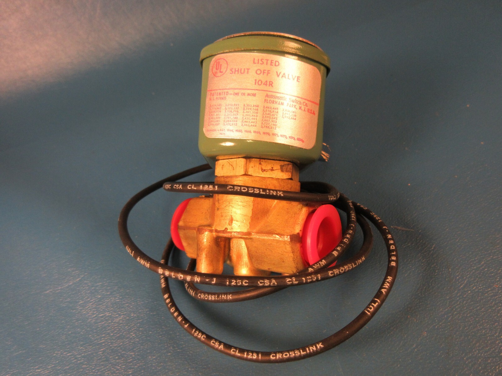 ASCO 8263C54, Solenoid Valve 120V 3/8″ NPT, ORIFICE 9/32