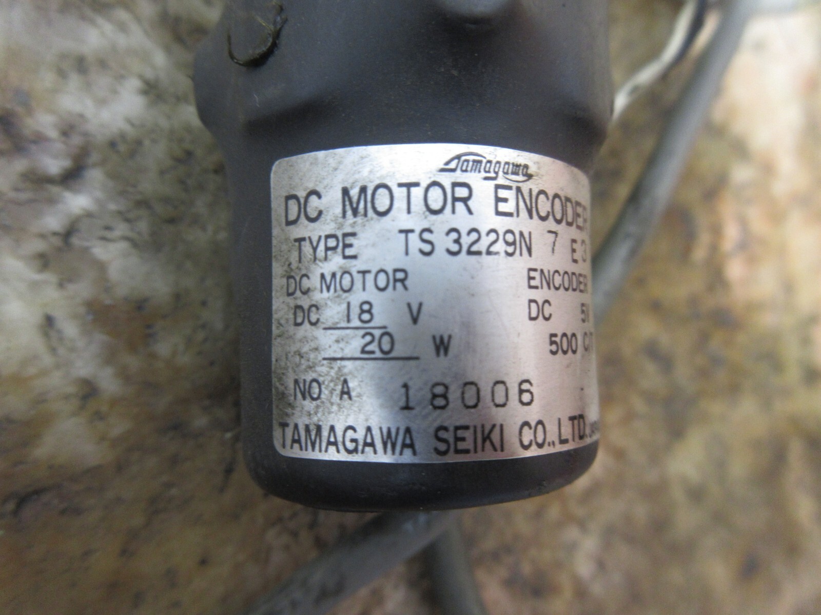 TAMAGAWA SEIKI DC MOTOR ENCODER TS 3229N 7 E3 TS3229N7E3 WARRANTY EACH 1