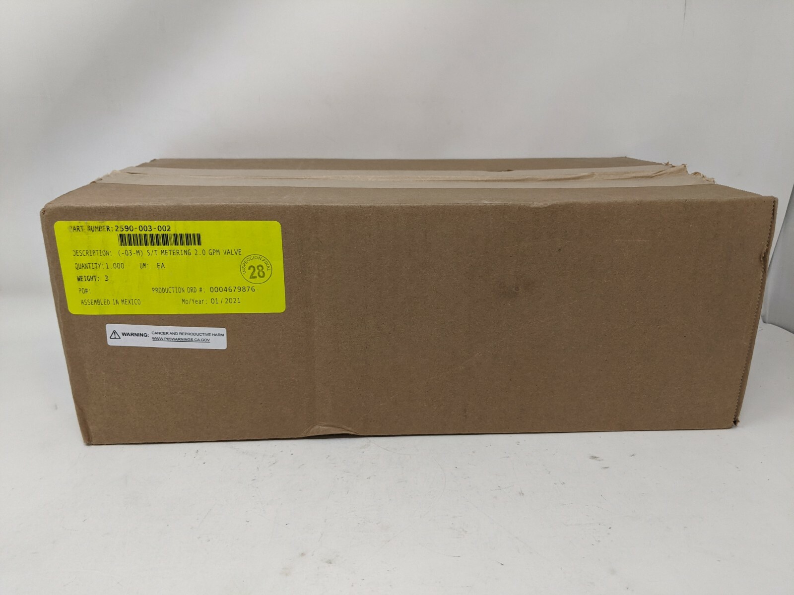 Acorn Metering Valve Assembly 2590-003-002