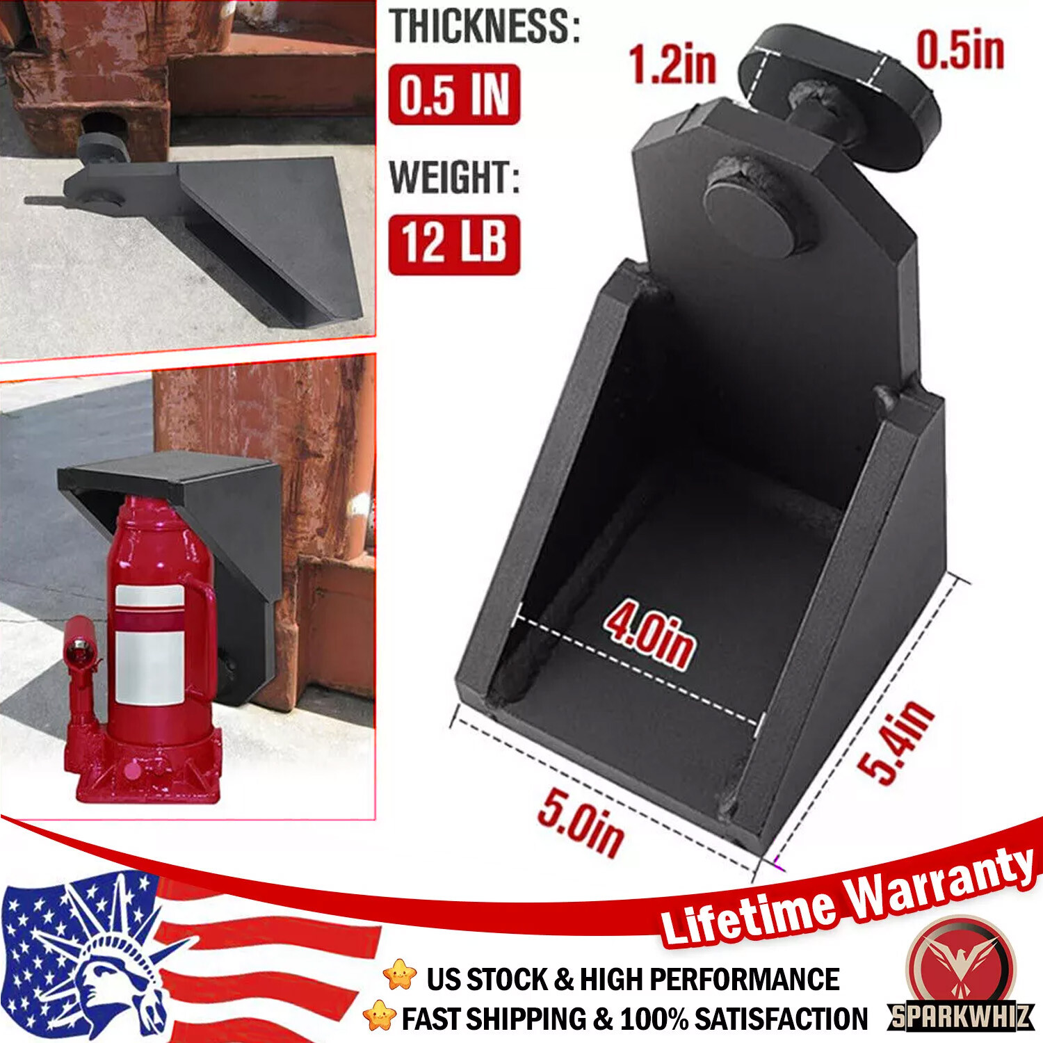 NEW Superior Shipping Container Jack Lug, Jack Leveling Attachment 74000lbs Load