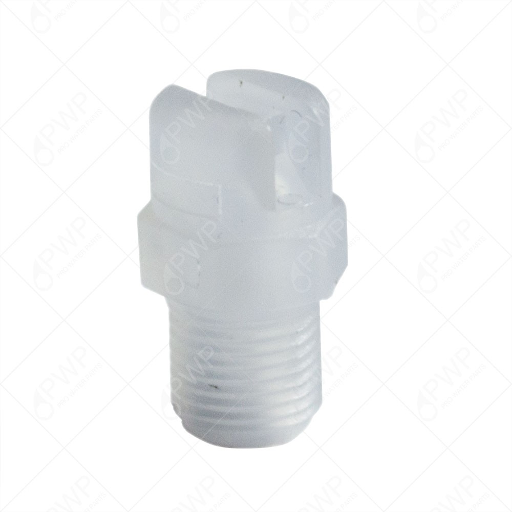Tefen White Flat Fan Spray Nozzle with Poly Filter 1/8″ NPT 100 Pack