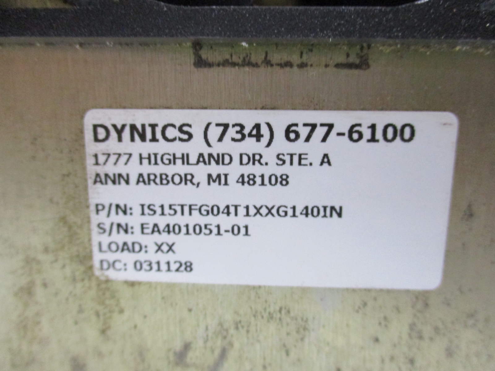 DYNICS IS15TFG04T1XXG140IN UNMP