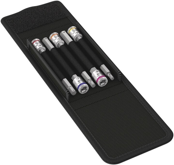 New Wera 8740 A HF Imperial 1/4″ Drive Zyklop Bit Socket Set 5pc -P/N05003345001