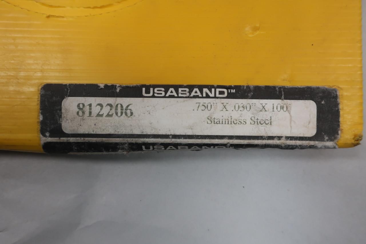Usaband 812206 Stainless Banding 0.75in X 0.3in X 50ft
