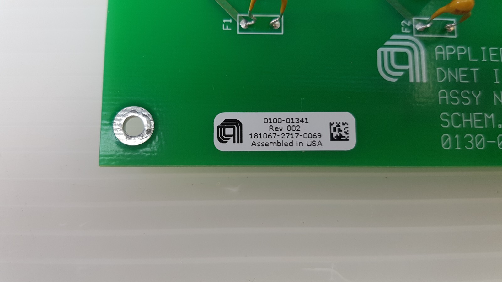 APPLIED MATERIALS AMAT 0100-01341, 0130-01341 REV. 002 PCB ASSY DNET INTERFACE B