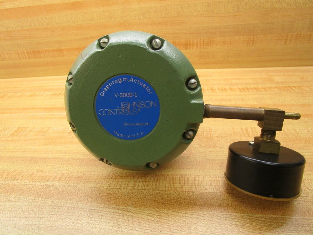 Johnson Controls V-3000-1 Diaphragm Actuator V30001 W/Gauge