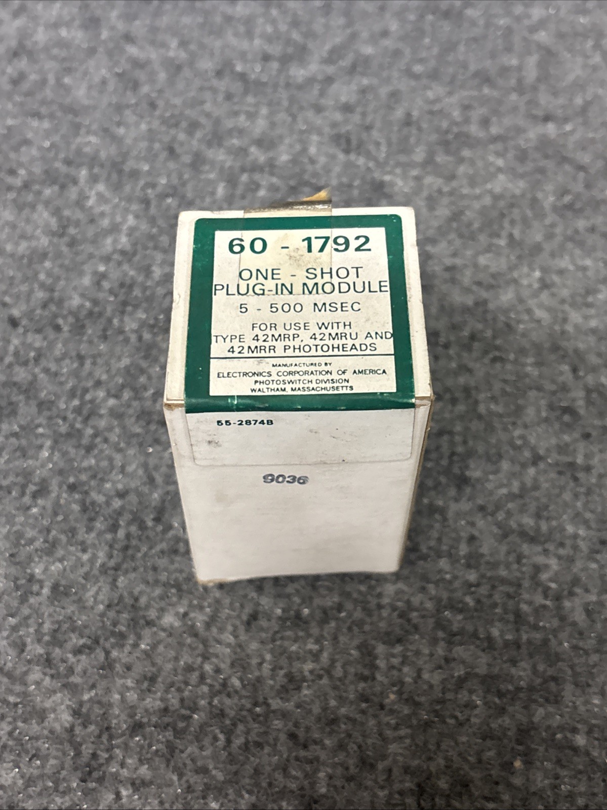 Allen Bradley 60-1792 5-500MSEC One-Shot Plug-In Module ECM New Other