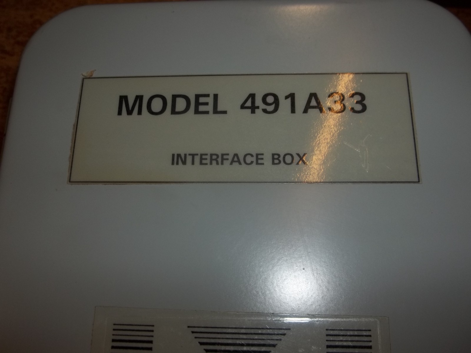 INDUSTRIAL MONITORING INSTRUMENTATION 491A33 INTERFACE BOX (LL4)