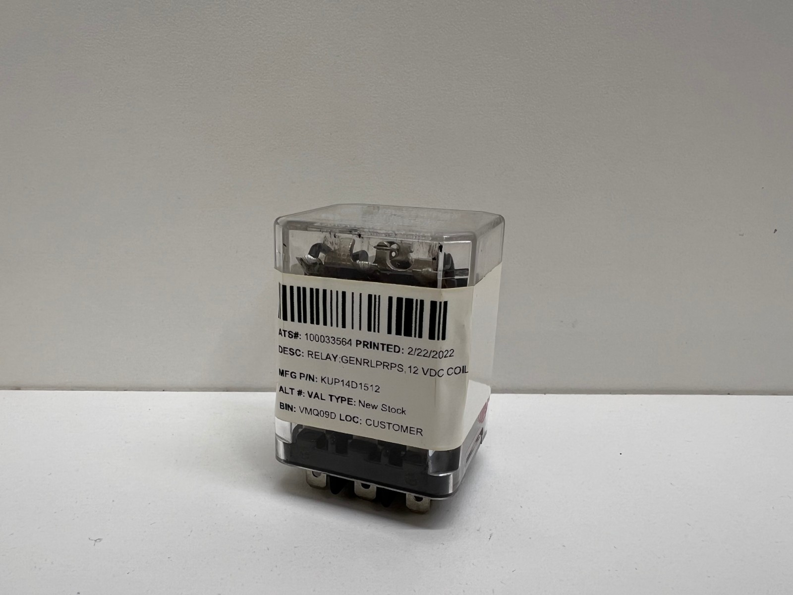 NEW OLD STOCK! POTTER & BRUMFIELD 10A RELAY KUP-14A15-12