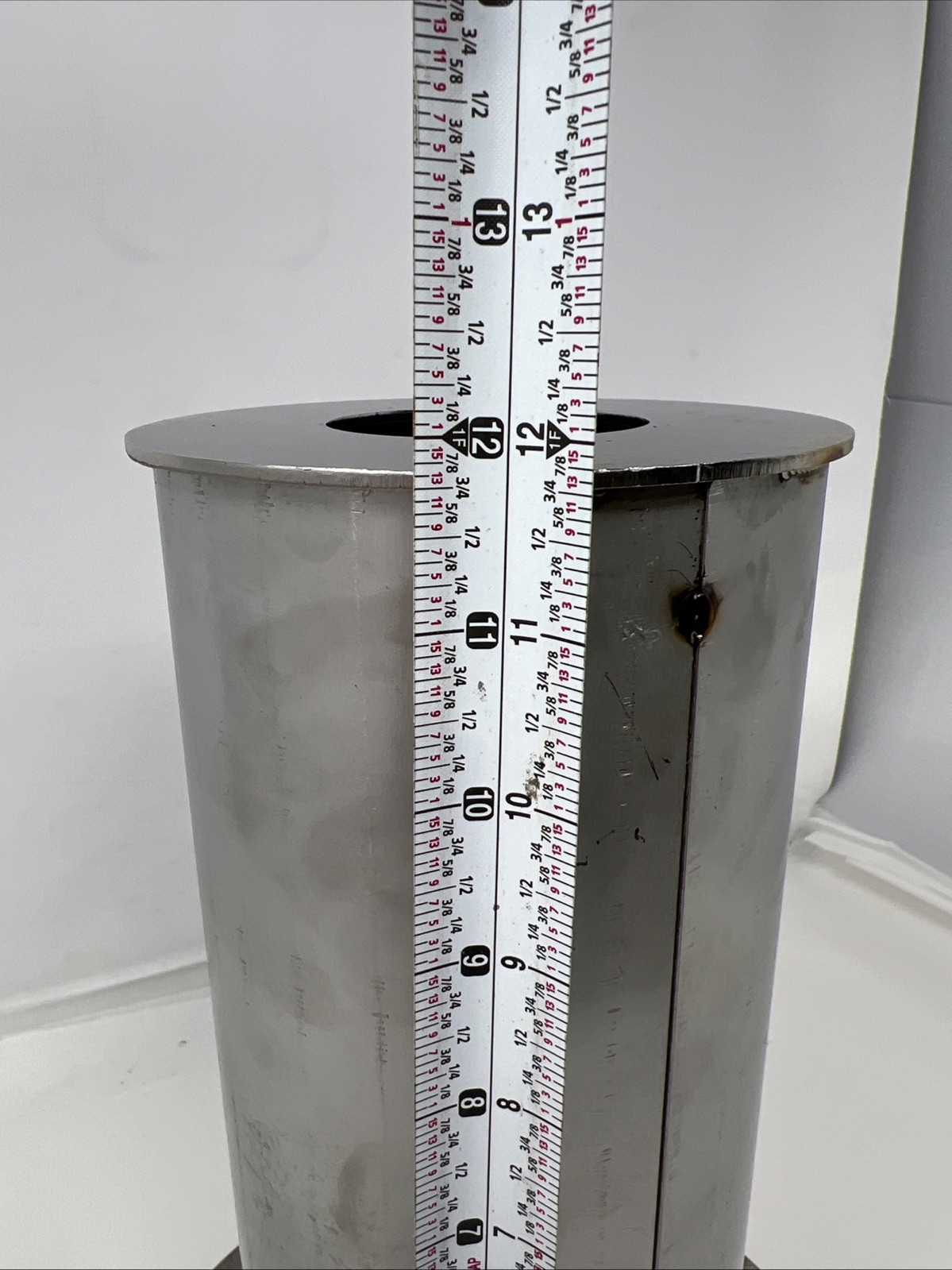 Calpipe Security 18G068 Bollard Embedment Sleeve, 12 in Height, 9-1/4 in Wide