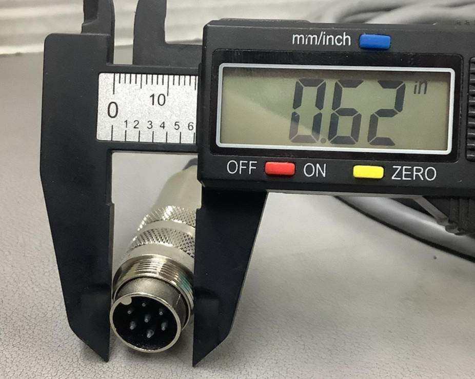 Videojet SP378810 ≈20ft Relay Adapter Cable w/ 7 Pin DIN Plug (R32)